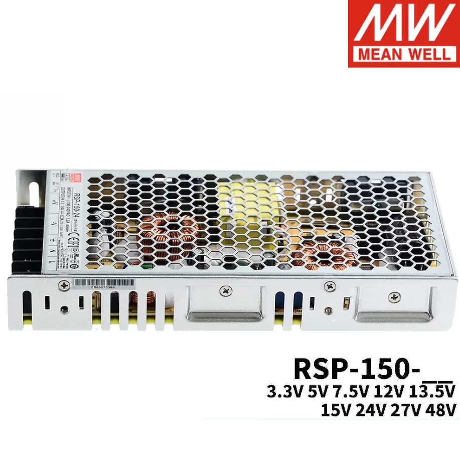 Ming weft switch power RSP 15/27-5/7.5-24/3.3/150/12/13.5 /48v  150w Single Output with PFC Function