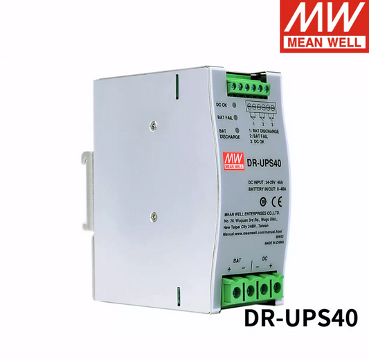 MEAN WELL DR-UPS40 Light weft fire emergency module 24V DC UPS Battery controller DC uninterruptible power supply