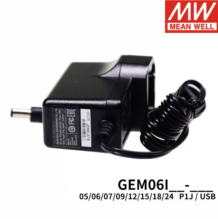 Mingwei 6W Medical Supply GEM06I Replaceable plug 05/06/7/09/12/15/18/24-P1J/USB