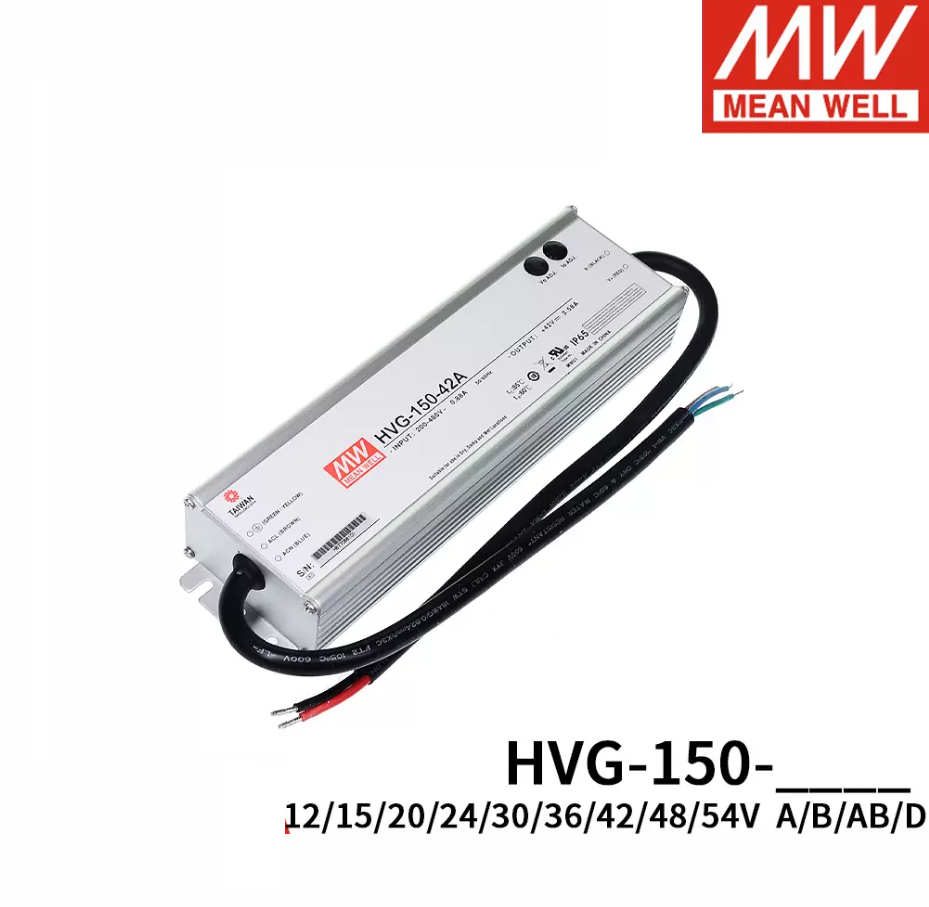 Mingwei Power supply HVG-150-24A/36A/42A/48A/54A/48B 150W dimming constant current LED driver