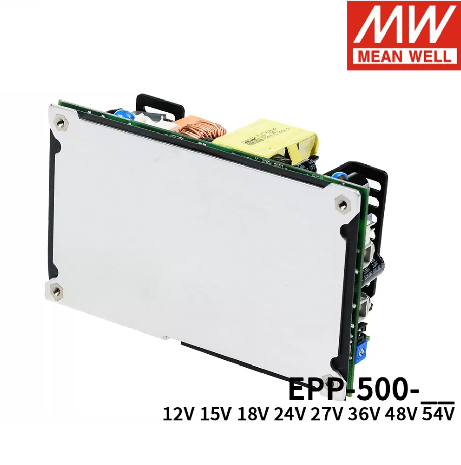 MEAN WELL  PCB bare board switching power supply EPP-500-12/15/18/24/27/36/48/54V High efficiency PFC 500W