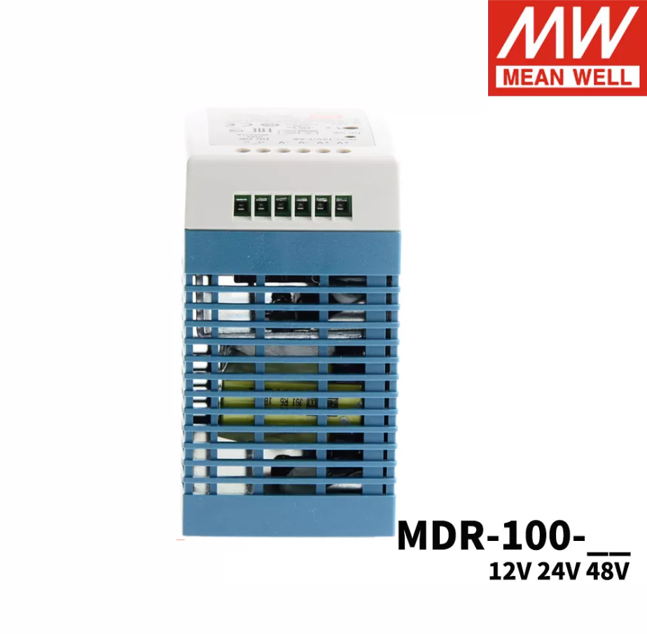 MEAN WELL Rail type switching power supply MDR-100 12/24/48V Small volume 100W plastic housing DR Monthly sales 96