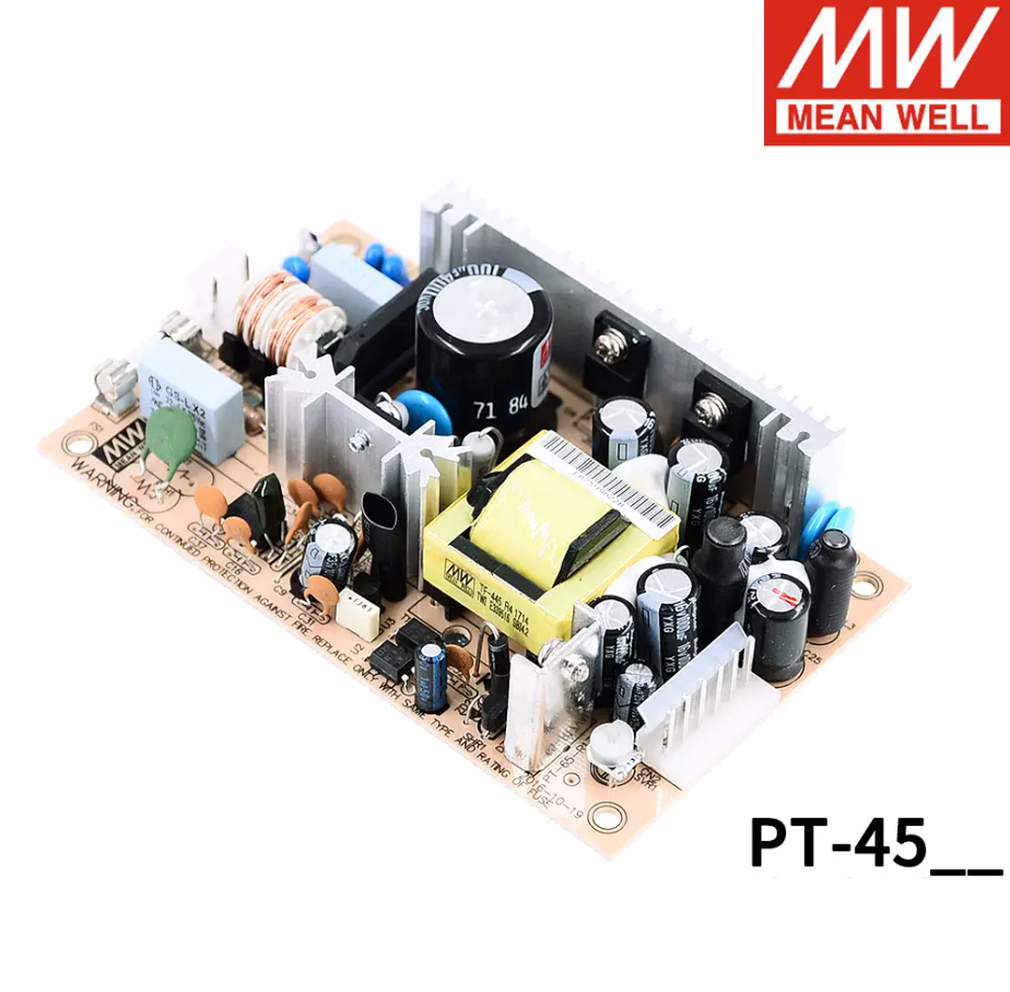 MEAN MELL  PCB bare 45W switching power supply PT-45A/45B/45C/4503 3 groups ±(5/12/15V)