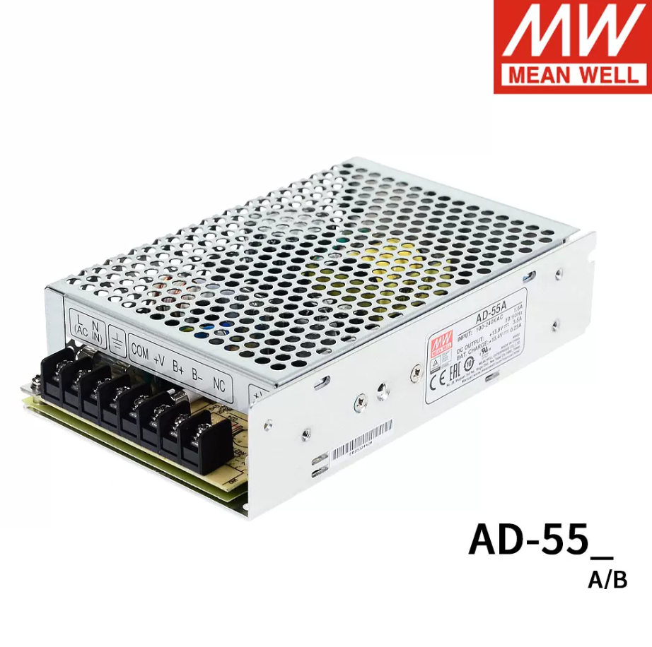 MEAN WELL AD-55A/55B 55W single output with floating charge uninterruptible UPS security power supply