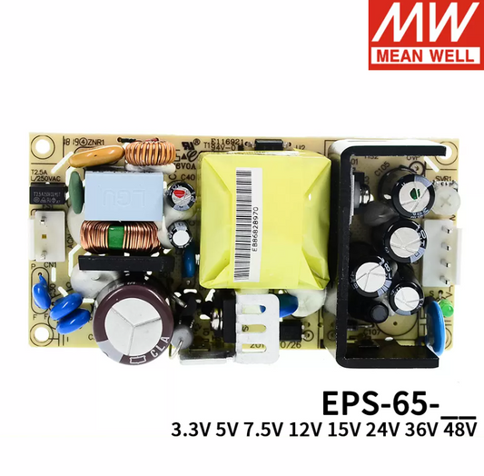 MEAN WELL PCB power supply EPS-65-7.5 - / - 3.3/5/12/15/24 for PS / 36/48 v small bare plate