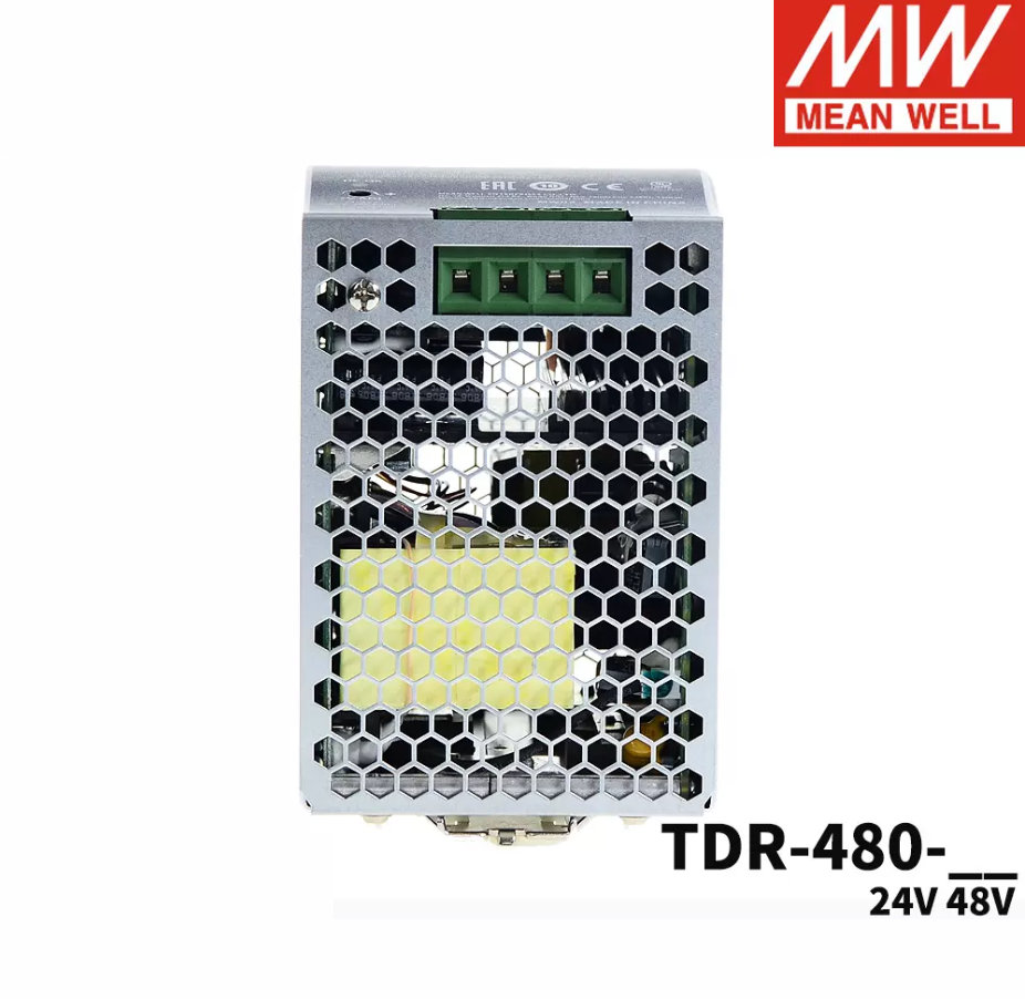 MEAN WELL  TDR-480 Switching power supply three-phase 380V to 24V/48V DC guide drt 480W