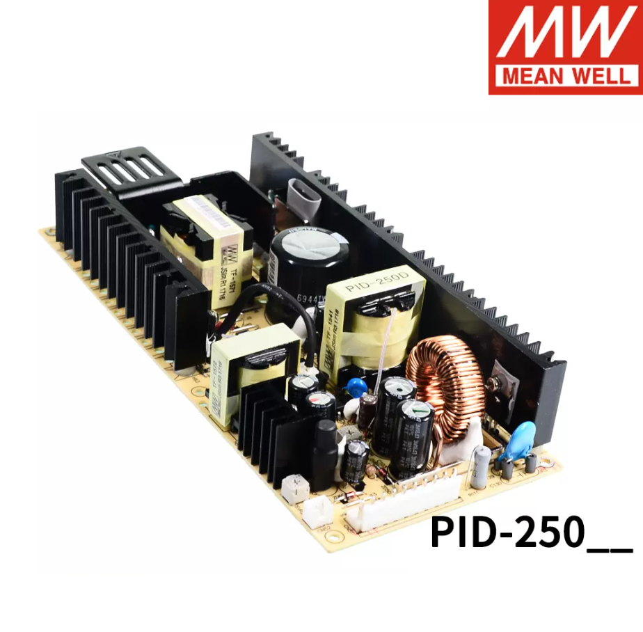 MEAN MELL  Switching power PID-250A/250B/250C/250D 250W Isolated dual output PFC