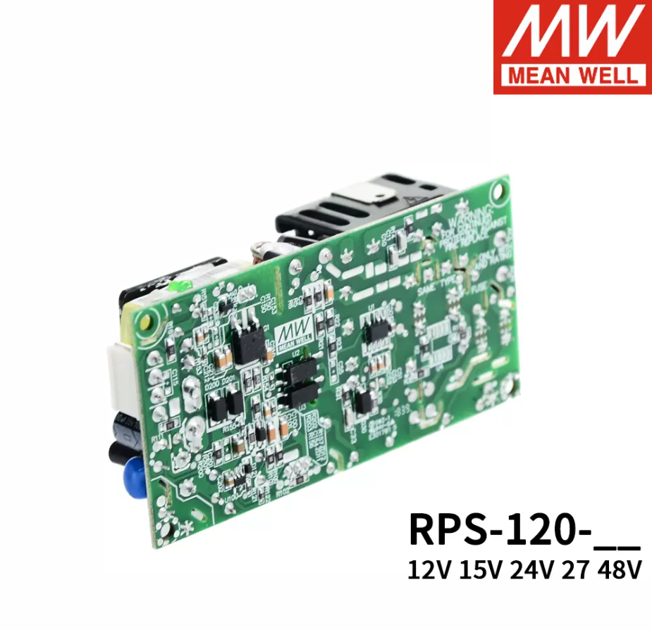 MEAN WELL  RPS-120 Medical 24V12V27V Switching Power Supply 15V48V Low leakage current MPS High Disturbance immunity C PCB