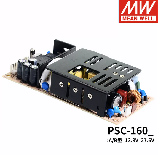 MEAN WELL  Security Power supply PSC-160A/160B 160W 12V/24v Battery charger UPS Function PCB type