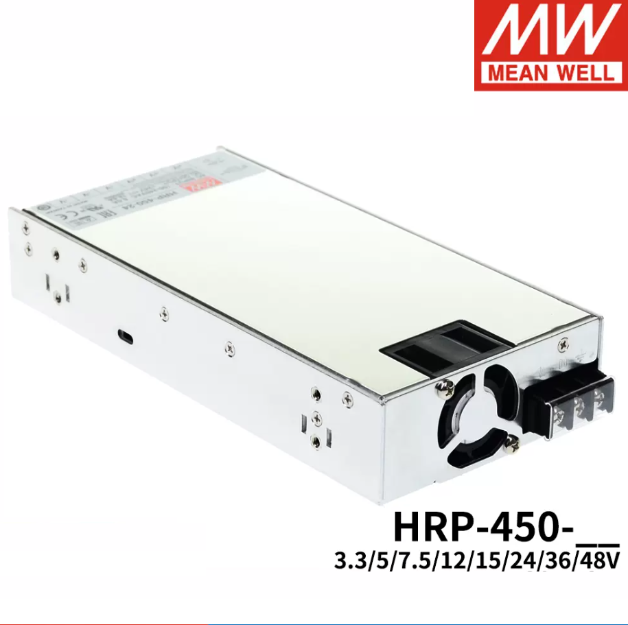HRP-450 MEAN WELL 450 w 12 v24v36v48v / 3.3/5/7.5/15 v switching power supply with the function of PFC