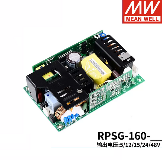 Mingwei PCB bare board power supply RPSG-160 5V 12V 15V 24V 48V 160W medical power supply