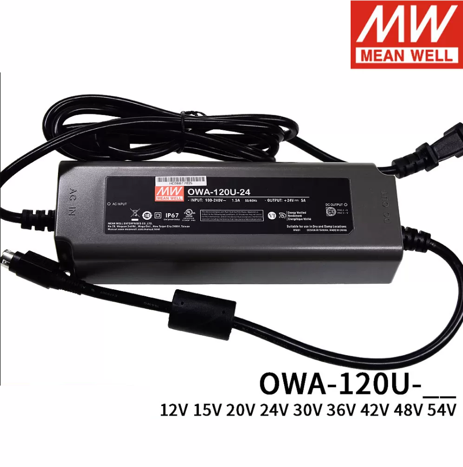 Ming weft moisture LED supply, OWA-120U - 24/12/15/20/30/36/42/48/54 power 120 w