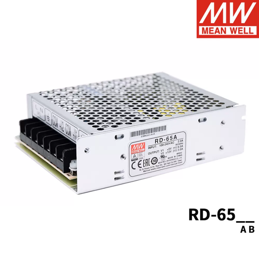 RD-65A/65B Mingwei 65W dual output 5V12V24V switching power supply NED-50A/50B/D-60A/60B