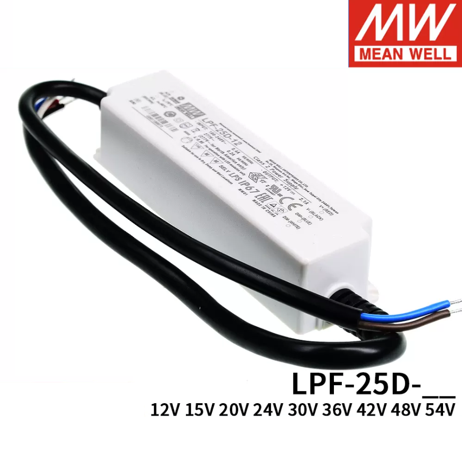 Ming weft power source LPF - 25 d - 12/15/20/24/30/36/42/48/54 dimming LED constant current drive