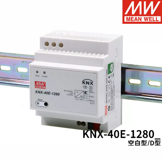 Taiwan Ming Wei switching power supply KNX-40E-1280/D knx/EIB bus power module