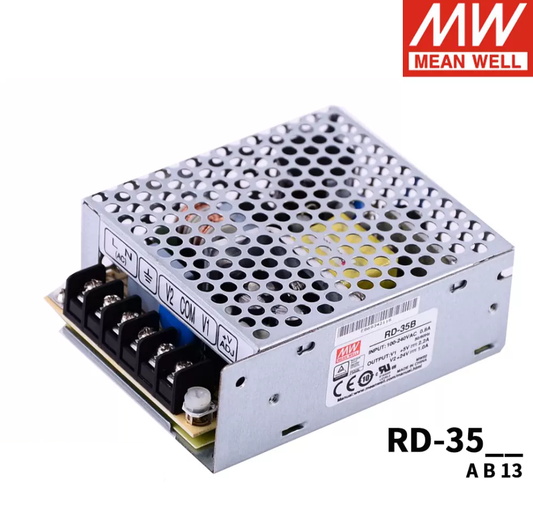 Mean Well RD-35 Series 35W Dual Output Switching Power Supply RD-35A RD-35B RD-3513