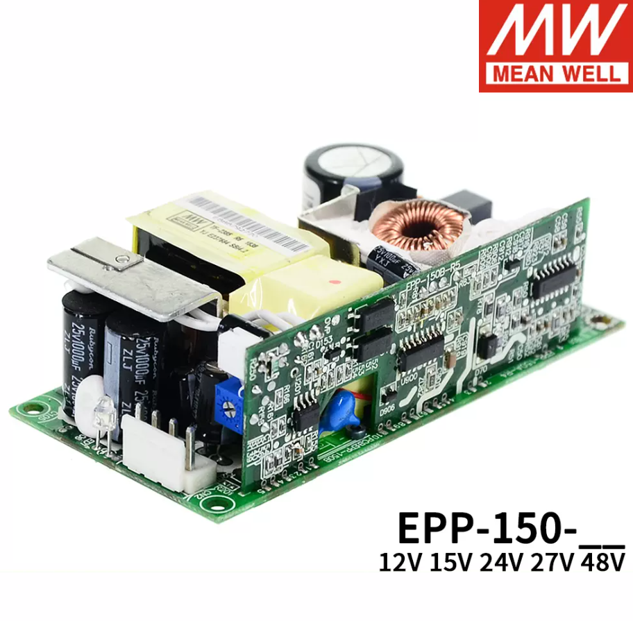 MEAN WELL PCB bare board power supply EPP-150-12/15/24/27/48V 150W High efficiency energy saving with PFC