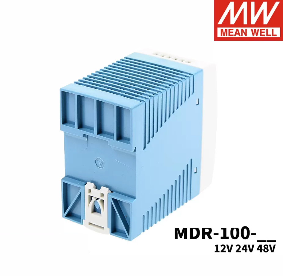 MEAN WELL Rail type switching power supply MDR-100 12/24/48V Small volume 100W plastic housing DR Monthly sales 96