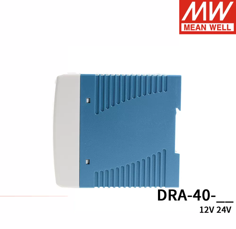 MEAN WELL 40W switching power supply DRA-40-12/24V DC adjustable constant current rail power supply