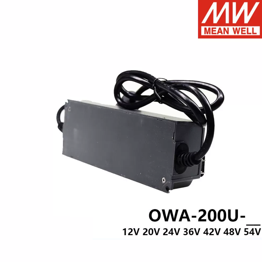 Mingwei Moisture proof LED Supplier OWA-200U-24/12/20/30/36/42/48/54 Power supply 200W