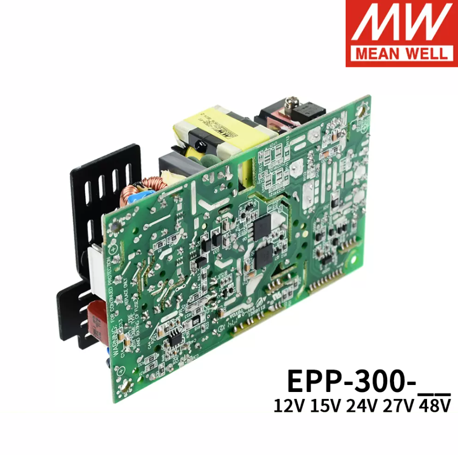 MEAN WELL PFC bare board switching power supply EPP-300-12/15/24/27/48V High efficiency, energy saving and low loss 300W