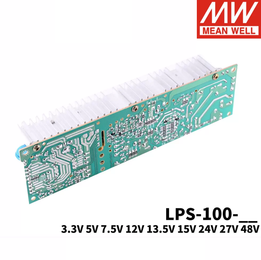 MEAN WELL  100W Power supply LPS-100 5V12V24V48V Narrow strip type 3.3/7.5/13.5/15/27V