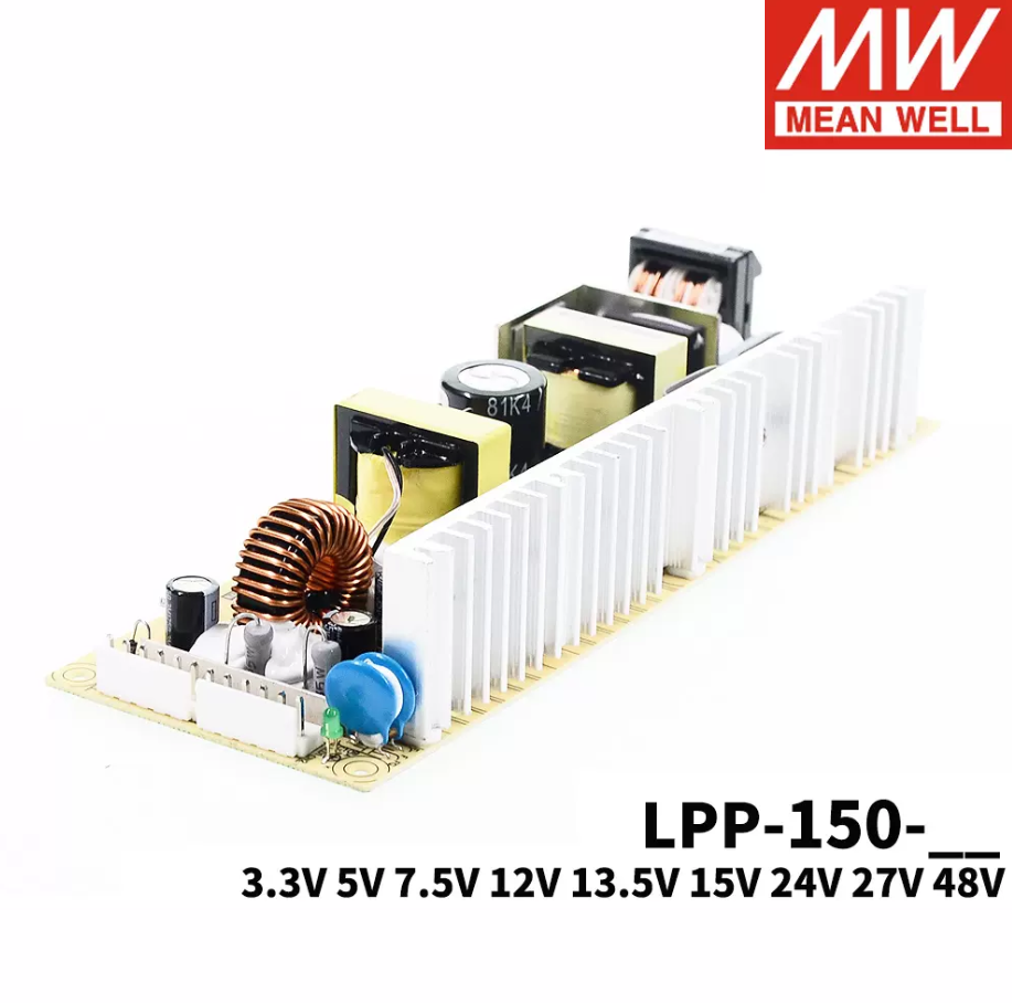 MEAN WELL  PFC bare board Power supply LPP-150 24V27V48V Single output narrow strip power supply