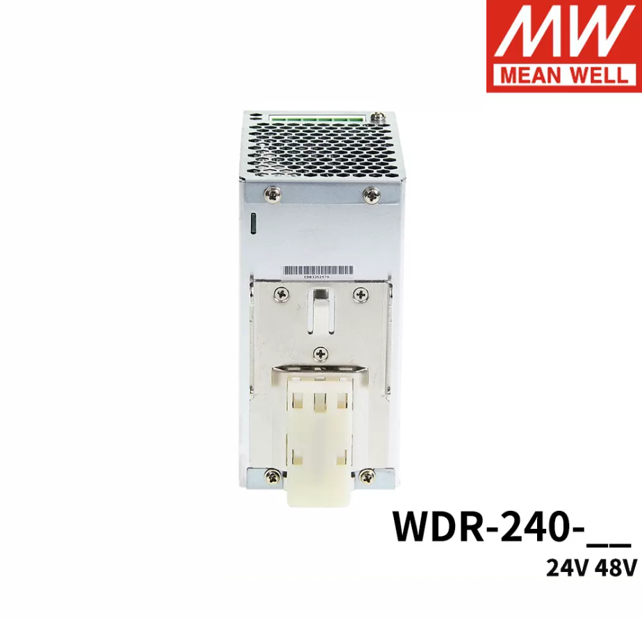 MEAN WELL  WDR-240 Rail 240W Switching power supply 220V/380V to 24V 48V MW thin PFC