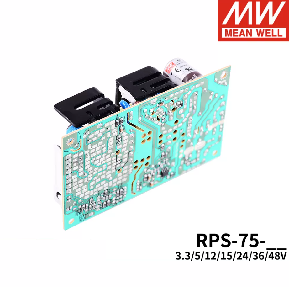 MEAN WELL RPS-75 Switching power supply mps Medical PCB type 24V 12V 48V 15V 3.3V 5V 36V