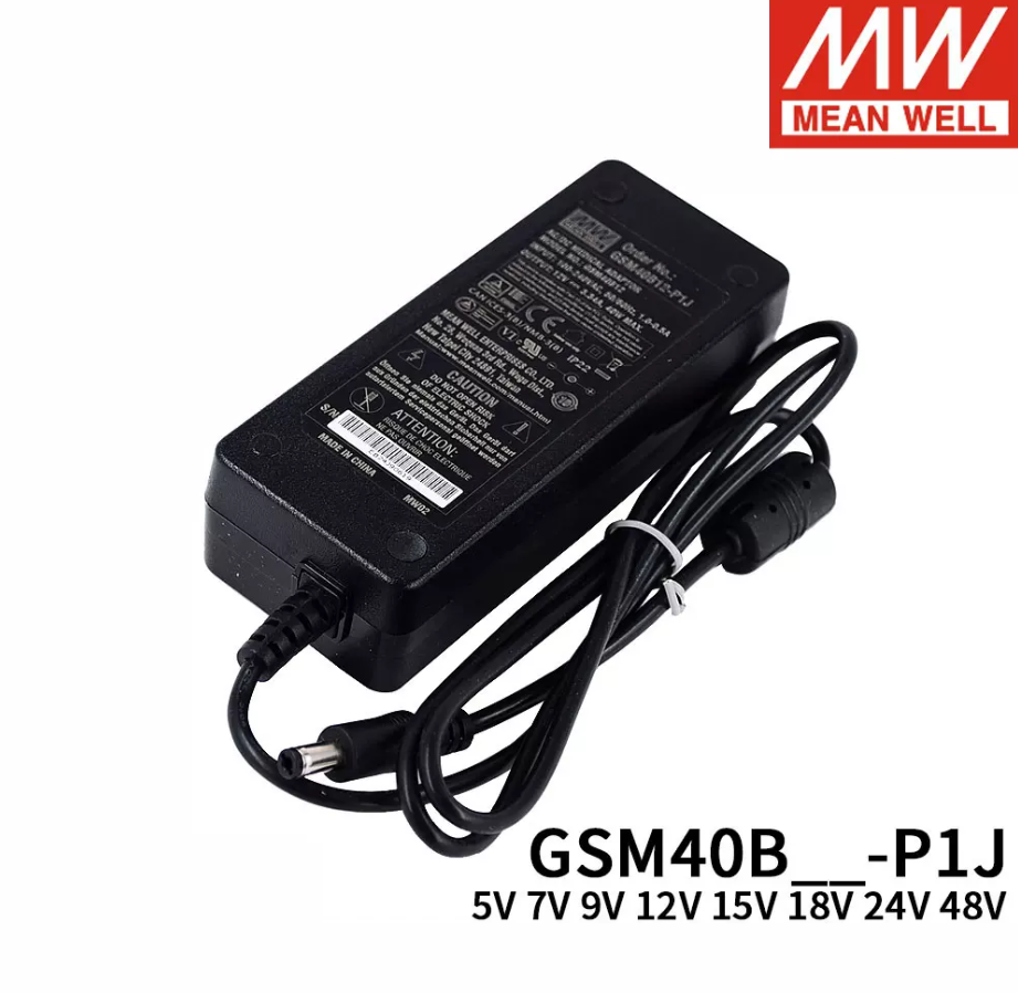 GSM40B Ming weft P1J medical B05 / B07 / B09 / B12 B15 / B18 / B24 / B48 power supply 5 v