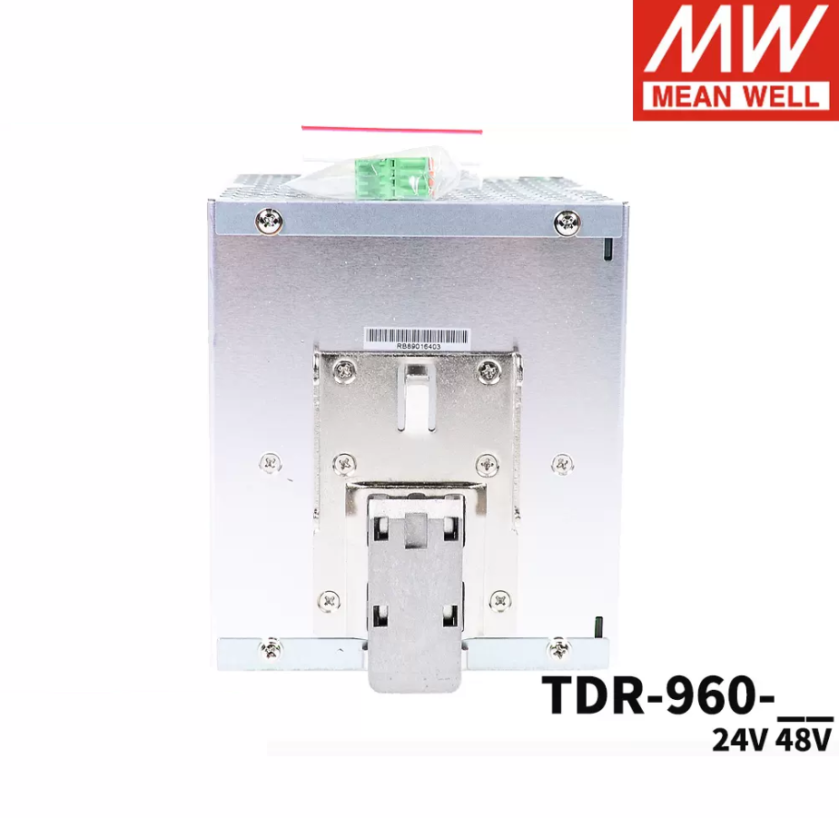 MEAN WELL  TDR-960 Switching power supply three-phase 380VAC to DC 24V/48V rail type 960W DRT