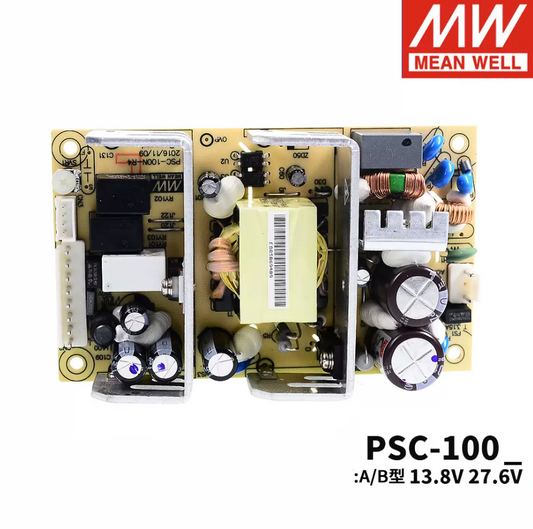 MEAN WELL Security Power supply PSC-100A/100B 100W 12V/24v Battery charger UPS Function PCB type