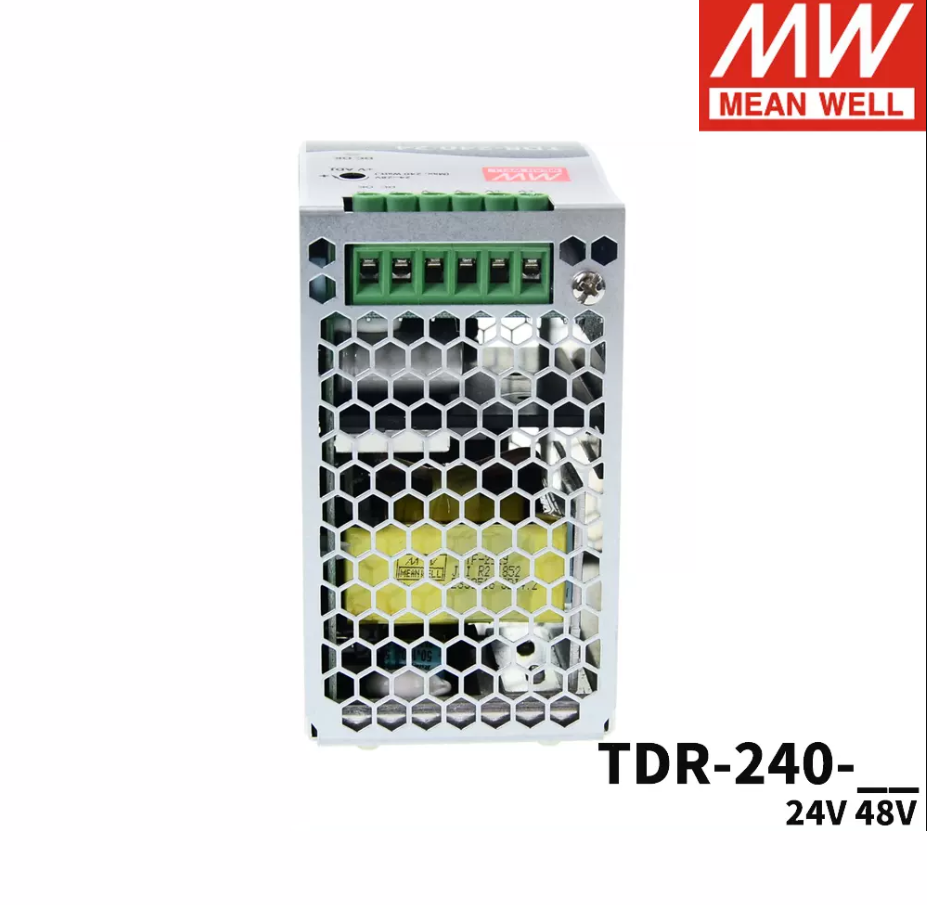 MEAN WELL TDR-240 Switching power supply 24V48V guideway 380V three-phase 240W10A/5A DC DRT