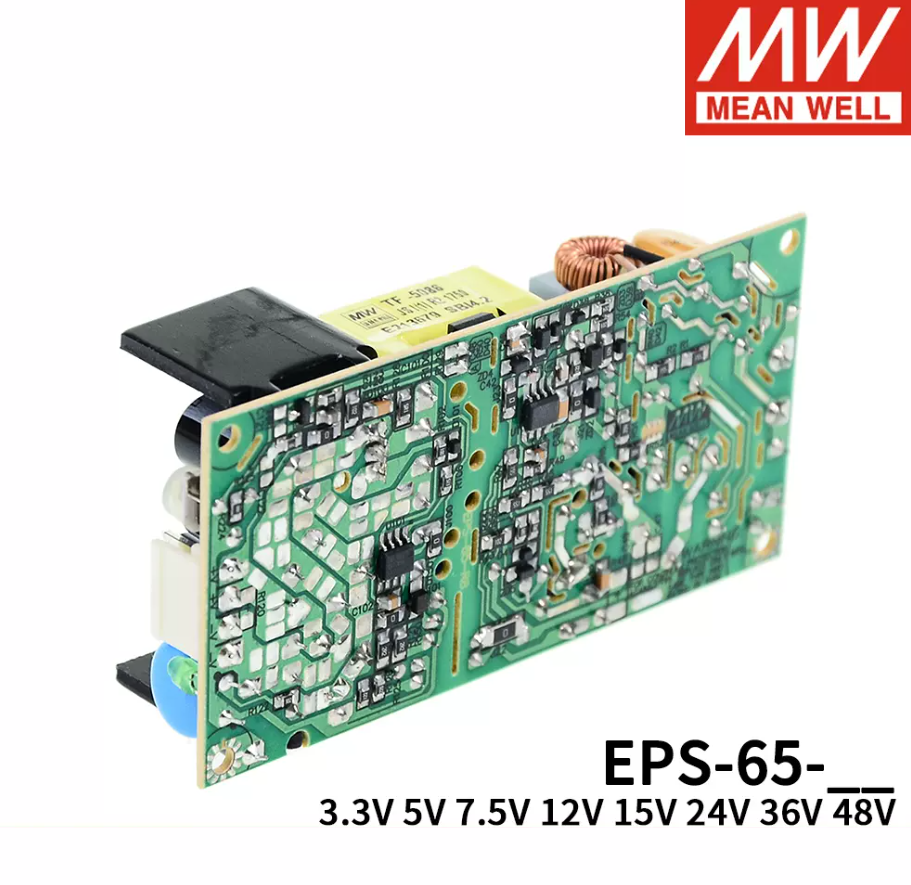 MEAN WELL PCB power supply EPS-65-7.5 - / - 3.3/5/12/15/24 for PS / 36/48 v small bare plate