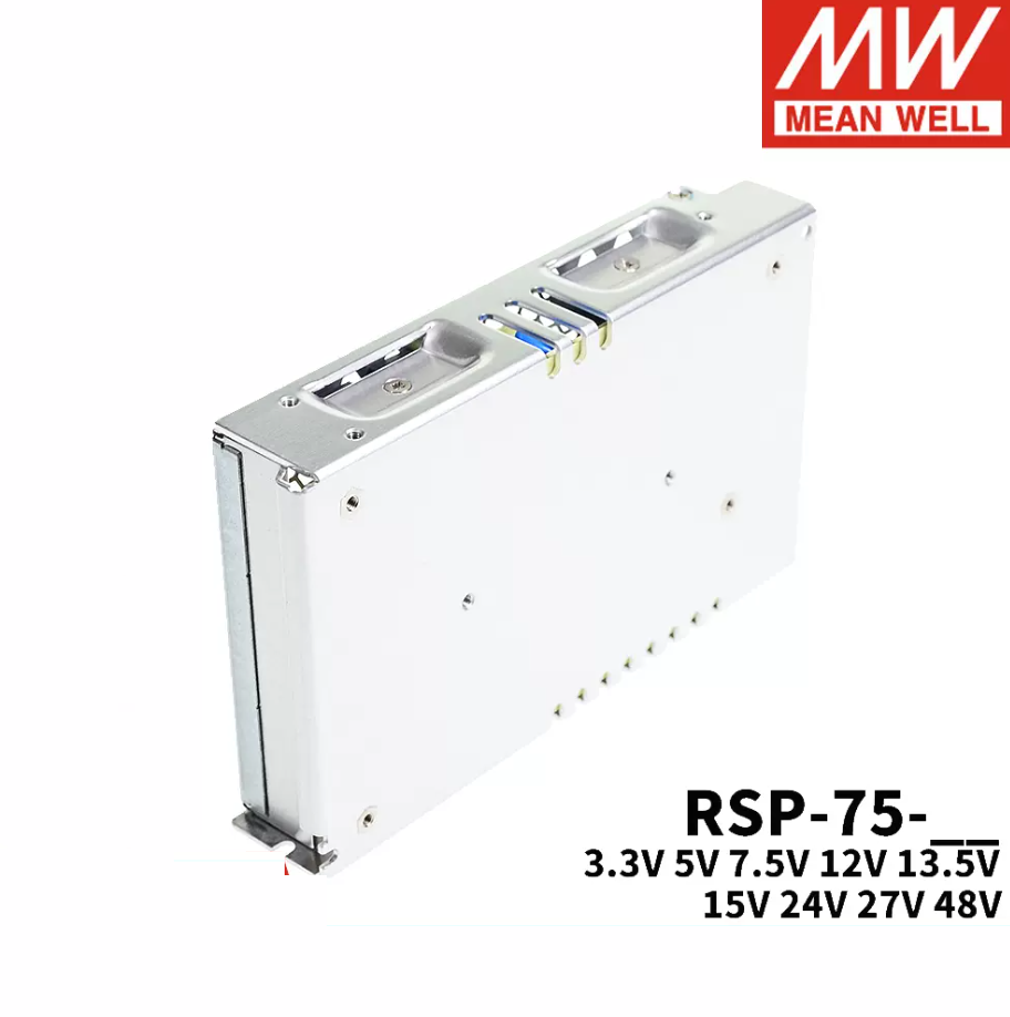 Ming weft switch power RSP-75W /15/27-5/7.5-24/3.3/75/12/13.5 / 48 v/75w Single Output with PFC Function