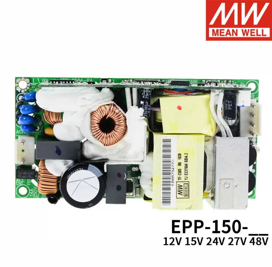 MEAN WELL PCB bare board power supply EPP-150-12/15/24/27/48V 150W High efficiency energy saving with PFC