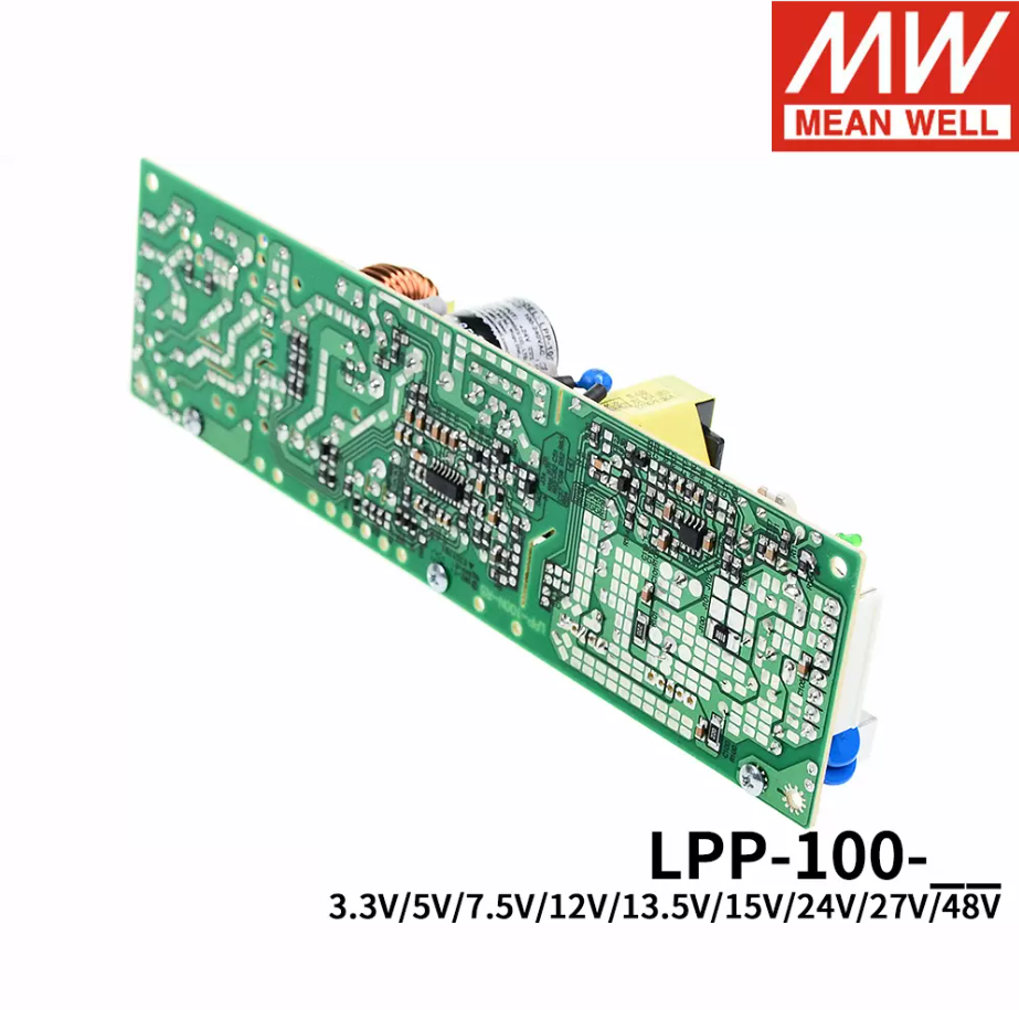 MEAN WELL  PFC bare board Power supply LPP-100-24/12V 100W Single output narrow strip power supply