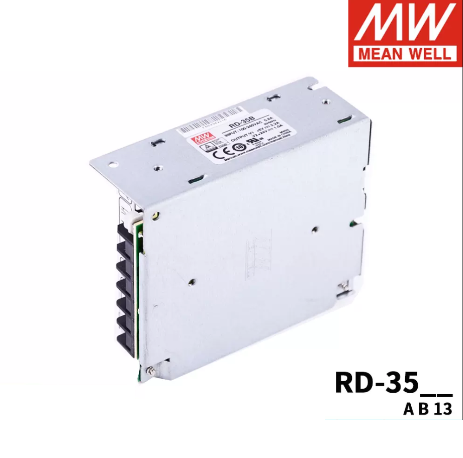 Mean Well RD-35 Series 35W Dual Output Switching Power Supply RD-35A RD-35B RD-3513