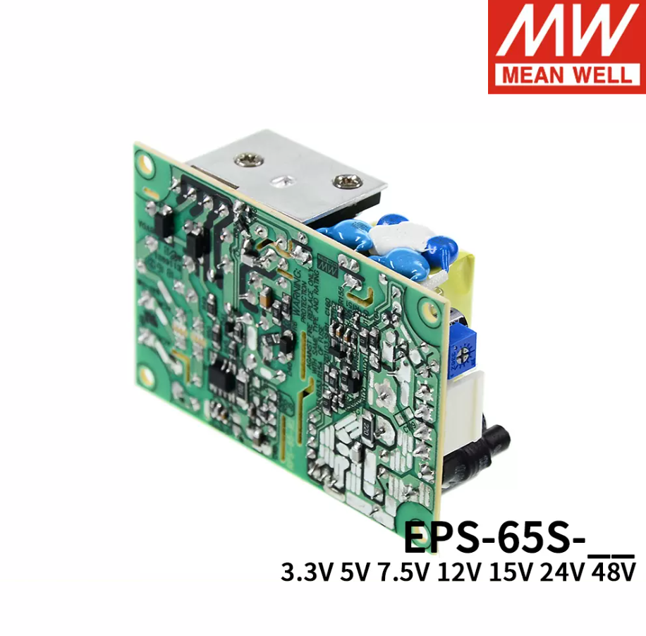 MEAN WELL Switching power supply EPS-65S-3.3/5/7.5/12/15/24/48V High efficiency bare board 65W PS