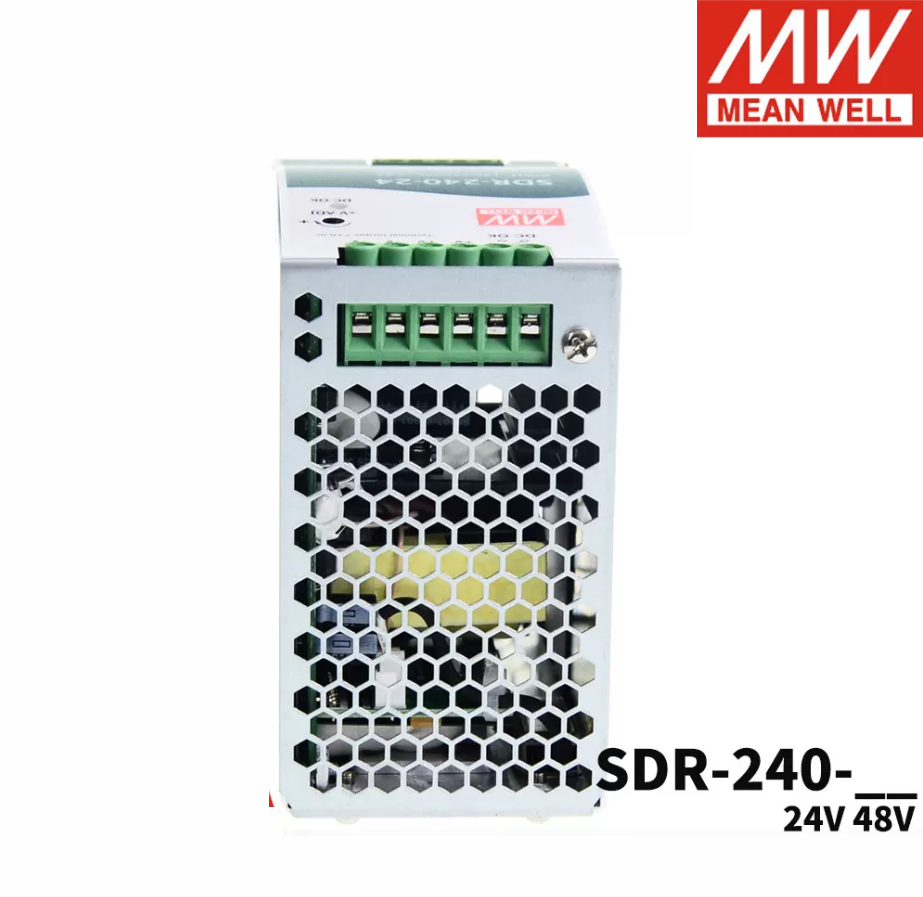 MEAN WELL SDR-240/24V rail 24/48V DC Switching Power Supply 240W active PFC Industrial DC