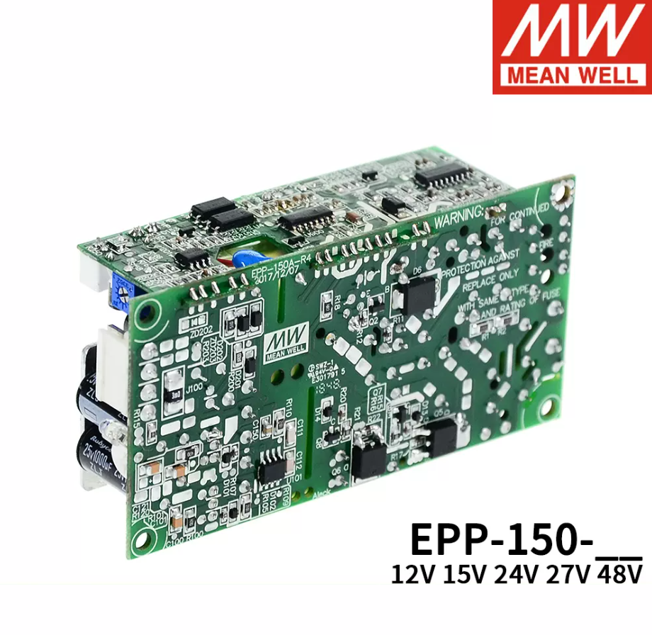 MEAN WELL PCB bare board power supply EPP-150-12/15/24/27/48V 150W High efficiency energy saving with PFC