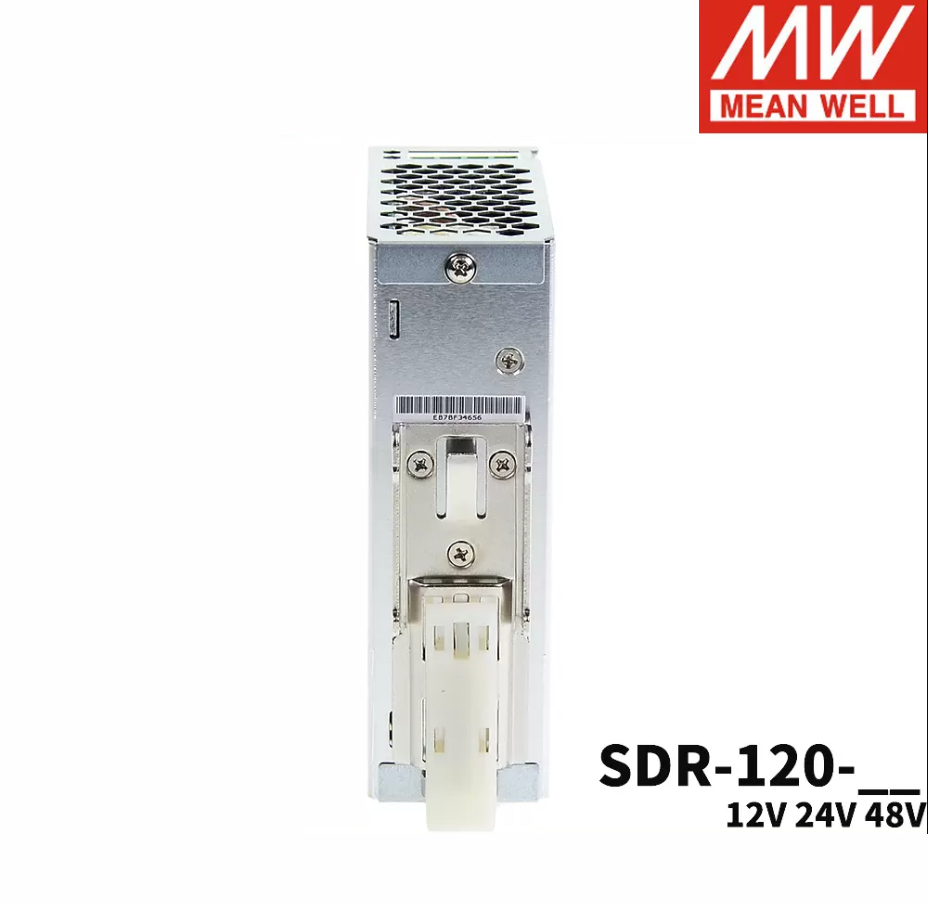 MEAN WELL Switching power supply SDR-120 12/24/48V guide rail Thin 120W