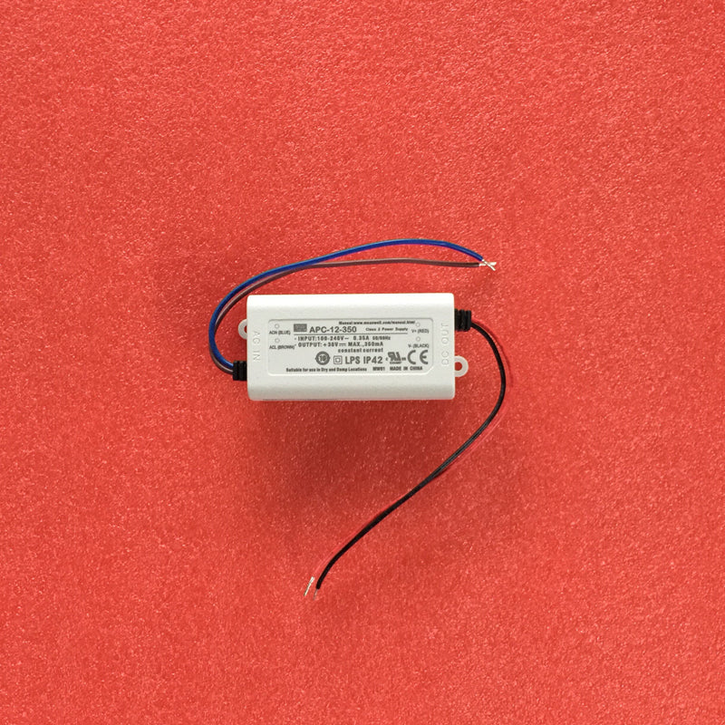 Mingwei LED constant current power supply APC-12 12W 350/700mA lighting low cost driver