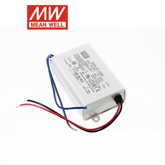 Mingwei LED constant current waterproof switching power supply APC-25 350/500/700/1050mA