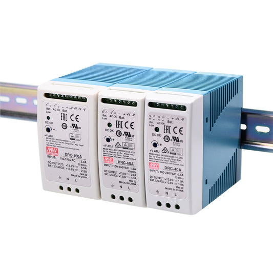 MEAN WELL Switching power supply DRC-40A/40B Security DIN with UPS function 40W dual output