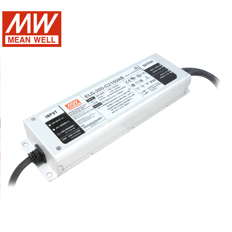 Mingwei LED waterproof dimming switching power supply ELG-200 12/24/36/42/48/54 3Y A/B/DA