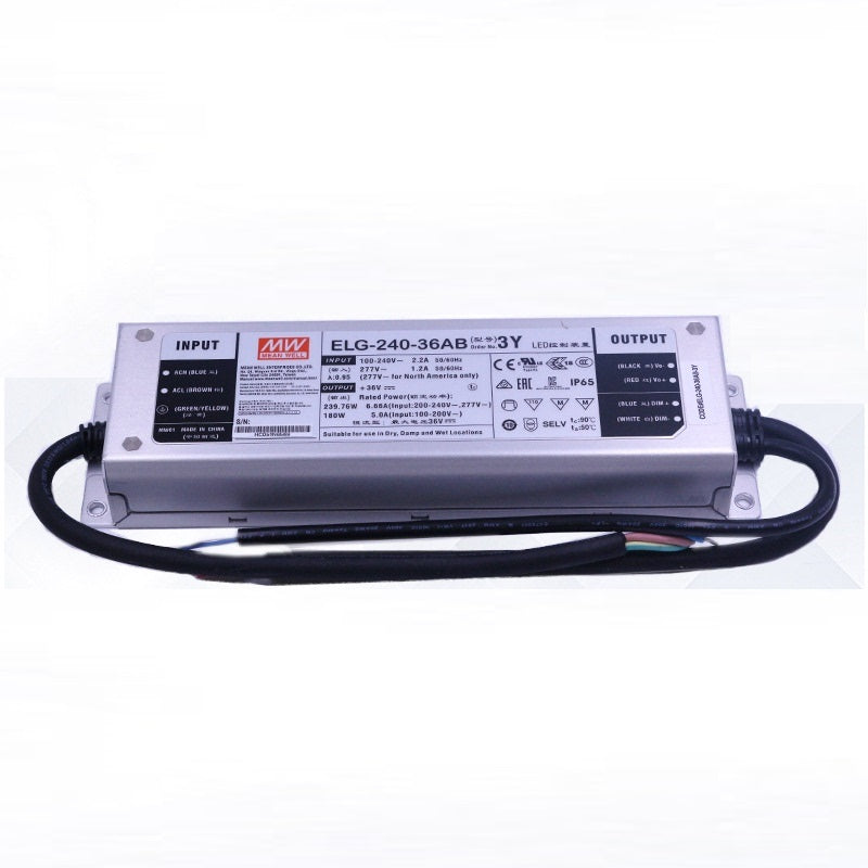 Mingwei LED constant current switching power supply ELG-240 24/36/42/48/54 A/B/DA dali dimming