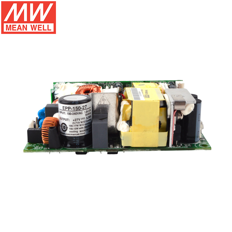 MEAN WELL PCB bare board power supply EPP-150-12/15/24/27/48V 150W High efficiency energy saving with PFC