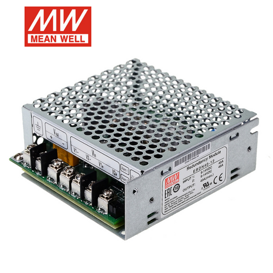 MEAN WELL bright wefting switching power supply ERDN40-12/24/48V 40A enclosure closed redundant module industrial use