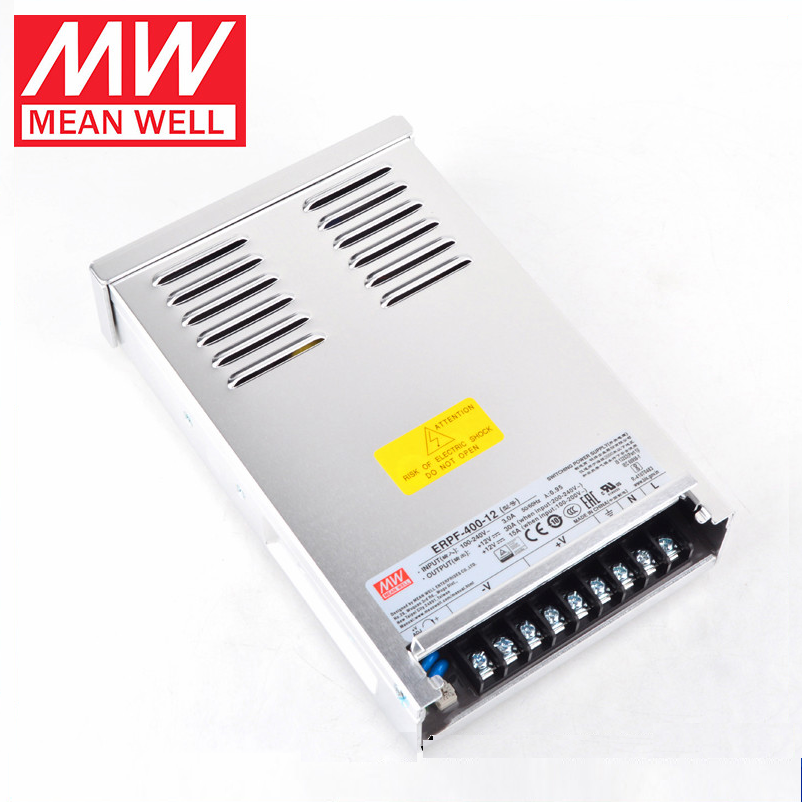 Mean Well ERPF-400W Power Supply 400W 24V Single Output Switching Power Supply with PFC Function 400W